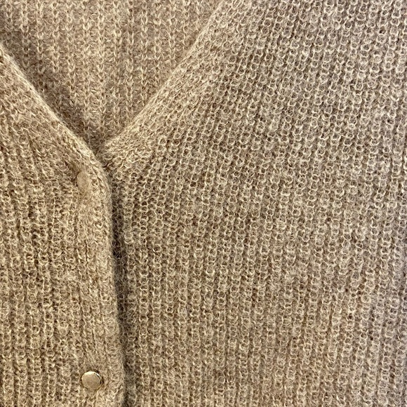 Aritzia Front to Back Alpaca Cardigan in Beige - Picture 7 of 7